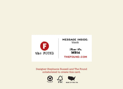 THE FOUND - San Francisco City by the Bay Card (4 bar)