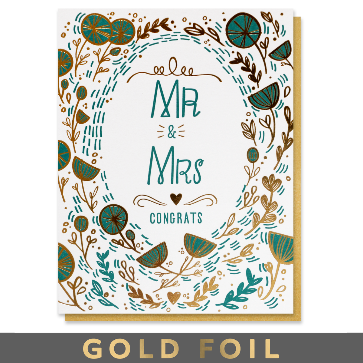 Paper Parasol Press - Mr & Mrs Card