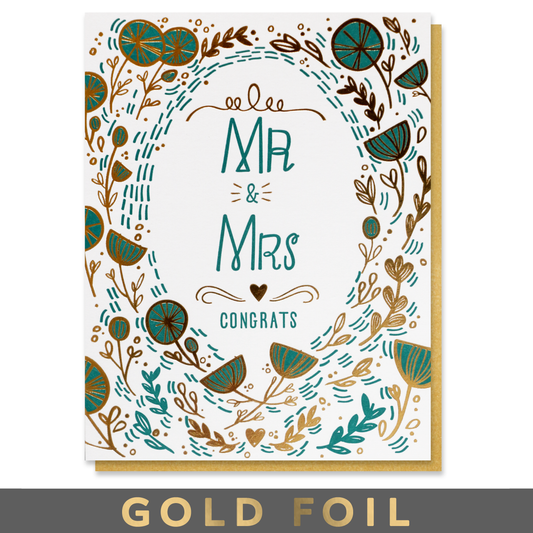 Paper Parasol Press - Mr & Mrs Card