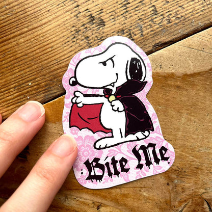 Apply Stickers - Vampire Snoopy - Die-Cut Sticker (Halloween, Spooky)