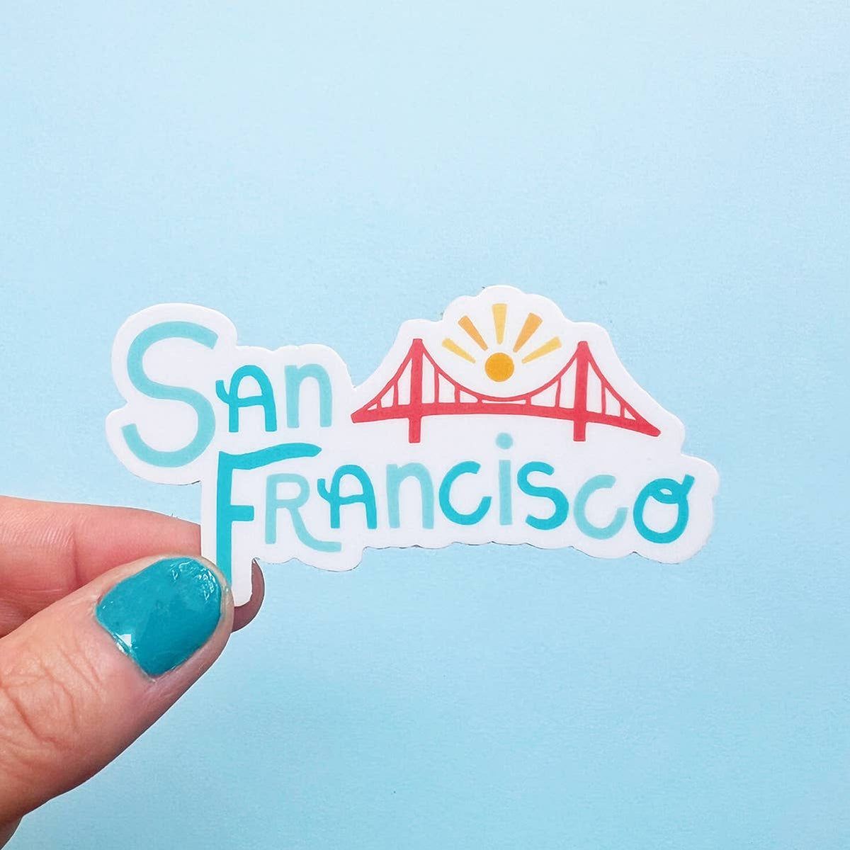 Brenna Daugherty Illustration - San Francisco Lettering Sticker