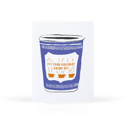Sweet Bippy Press - Birthday Coffee Cup Greeting Card