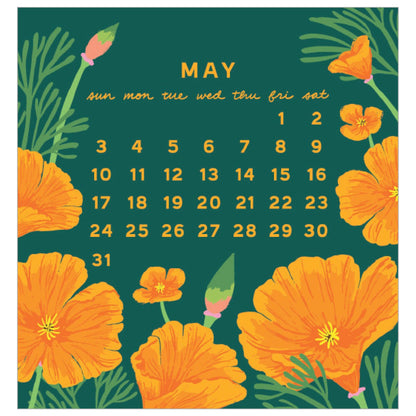 Smudge Ink - 2026 Blossom Mini Calendar