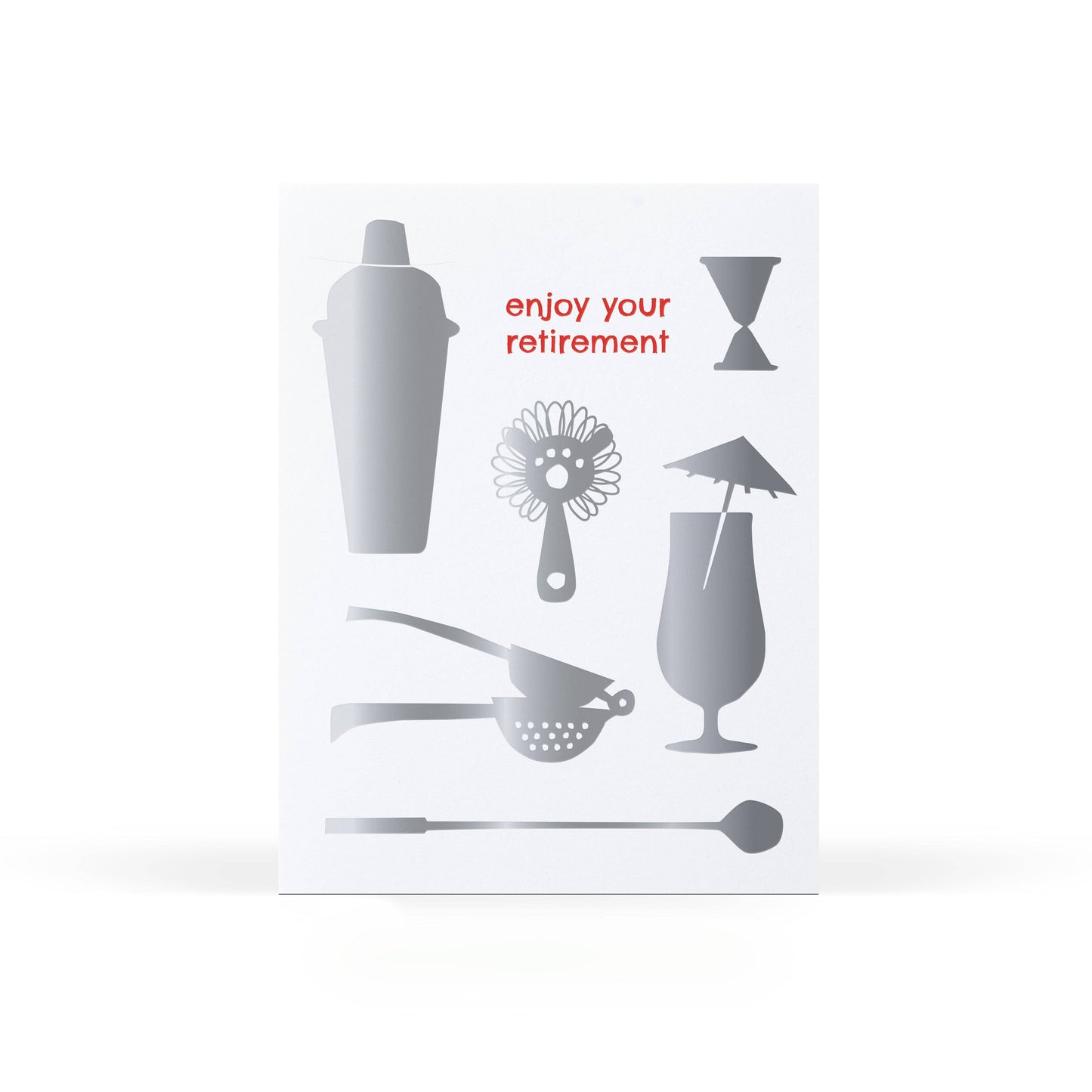 Sweet Bippy Press - Enjoy Your Retirement Foil Greeting Card