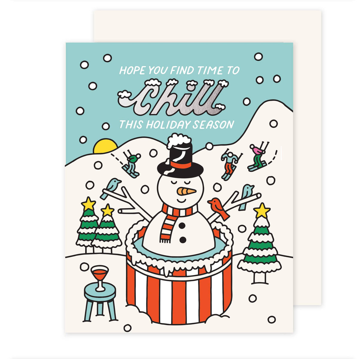 The Social Type - Chill Holiday Card: Single Card