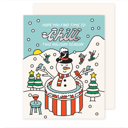 The Social Type - Chill Holiday Card: Single Card
