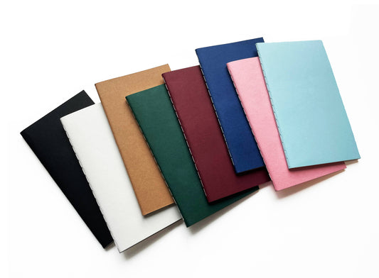 Studio Portmanteau - Mini Saddle Stitch Blank  Notebooks: Black