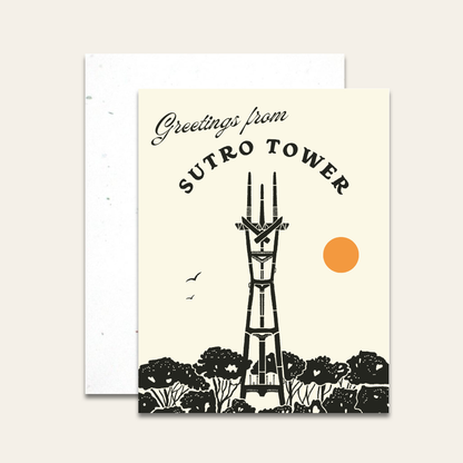 Hollis Callas - Sutro Tower | Greeting Card