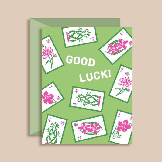 Painting With James - Mahjong Good Luck Greeting Card