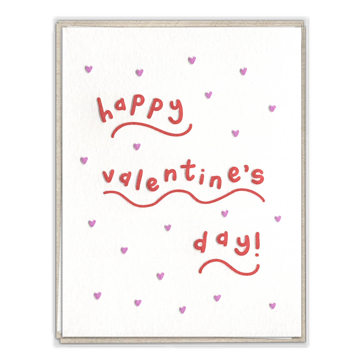 INK MEETS PAPER - Valentine's Day Squiggle - boxed set of six folded cards