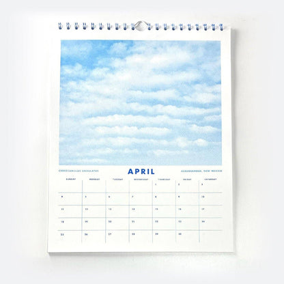 Next Chapter Studio - 2027 Risograph Wall Calendar - Clouds