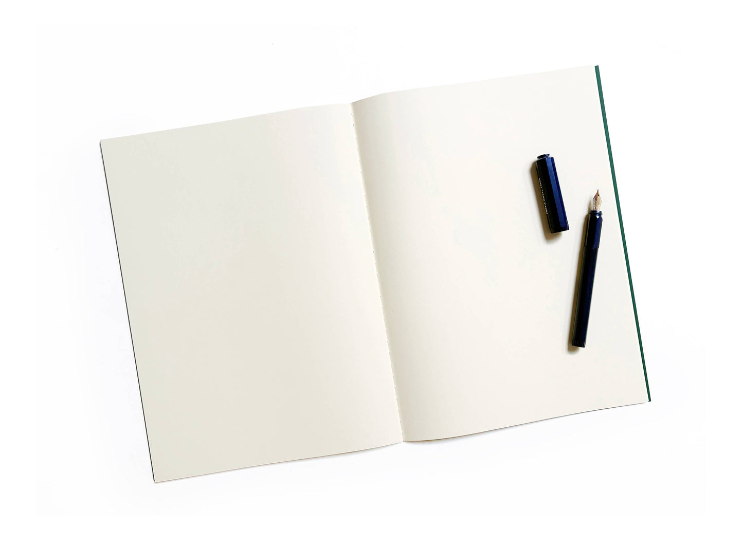 Studio Portmanteau - B5 Large Saddle Stitch  Blank Notebooks: Kraft