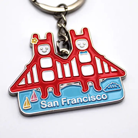 Tomoko M - San Francisco Landmarks Keychains: 1. Golden Gate Twins