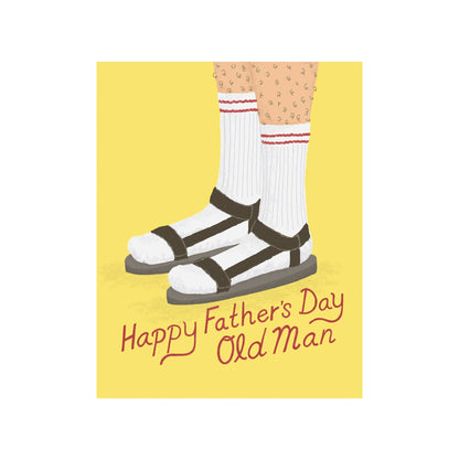 Courtney Beyer Design - Happy Father's Day Old Man Card
