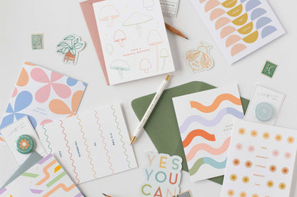 Line & Kind Paper - Birthday  - Wavy Squiggle