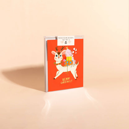 Carolyn Suzuki - XMAS DELIVERY - Holiday Card Box Set of 6