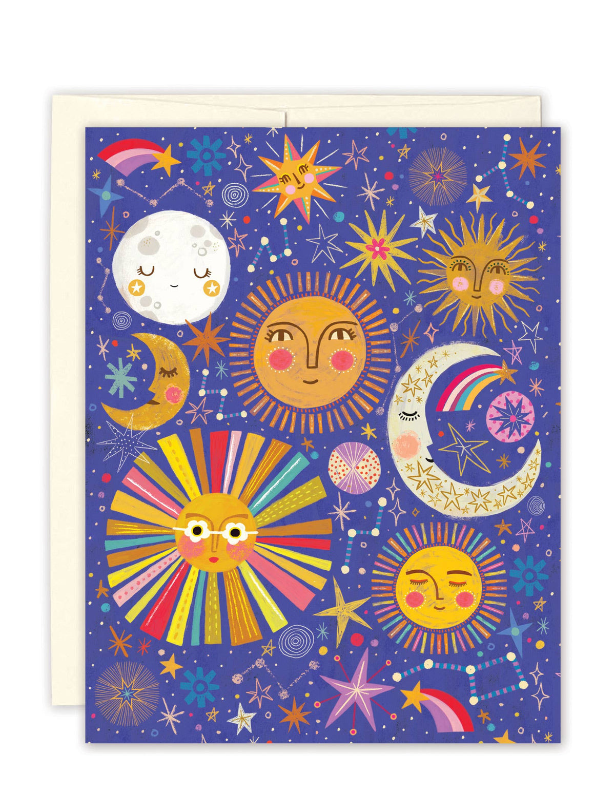 Biely & Shoaf - Suns & Moons Boxed Notecard - Set of 10