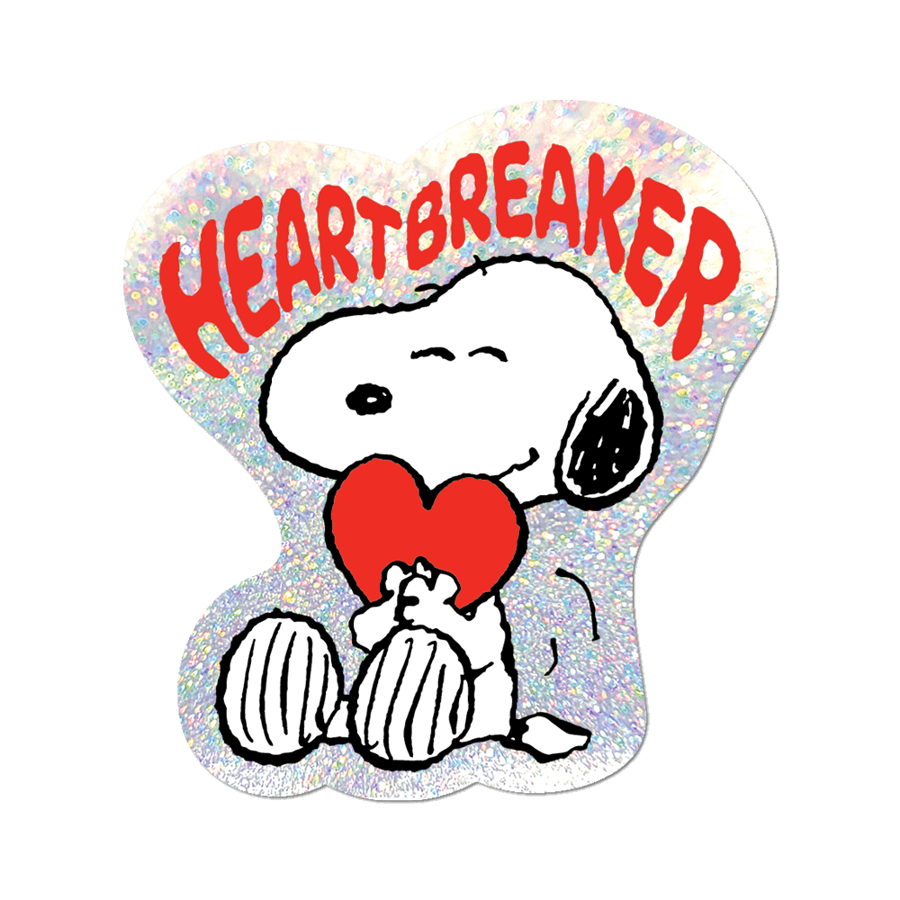 Apply Stickers - Heartbreaker by Snoopy - Die-Cut Sticker (Valentines)