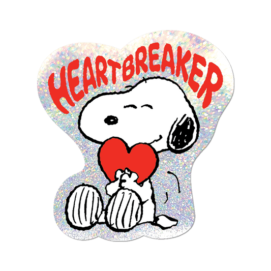 Apply Stickers - Heartbreaker by Snoopy - Die-Cut Sticker (Valentines)