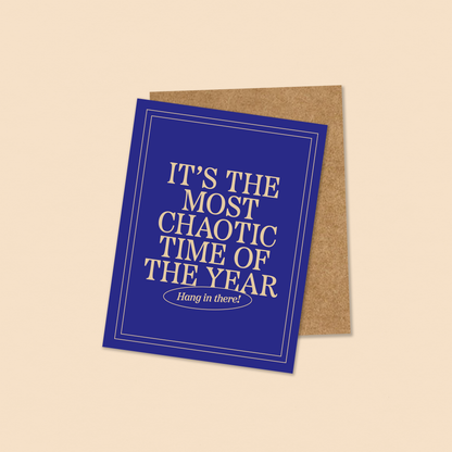 Gab Art & Design - Most chaotic time of the year - holiday greeting card