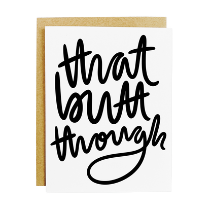 KANDS.CO - That Butt Though Card - Funny Love & Romance Card A2 Size