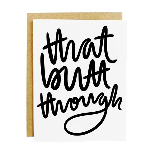 KANDS.CO - That Butt Though Card - Funny Love & Romance Card A2 Size