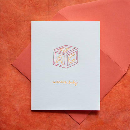 Albertine Press - Welcome Baby Greeting Card