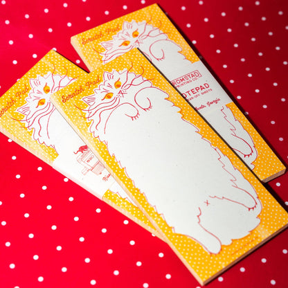 Bromstad Printing Co. - Scratch Pad Cat - Risograph Notepad