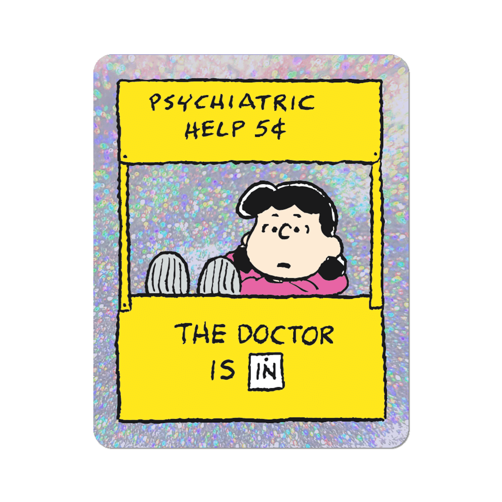 Apply Stickers - The Doctor is in by Peanuts - Die-Cut Sticker (Mother's Day)