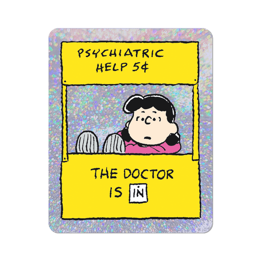 Apply Stickers - The Doctor is in by Peanuts - Die-Cut Sticker (Mother's Day)