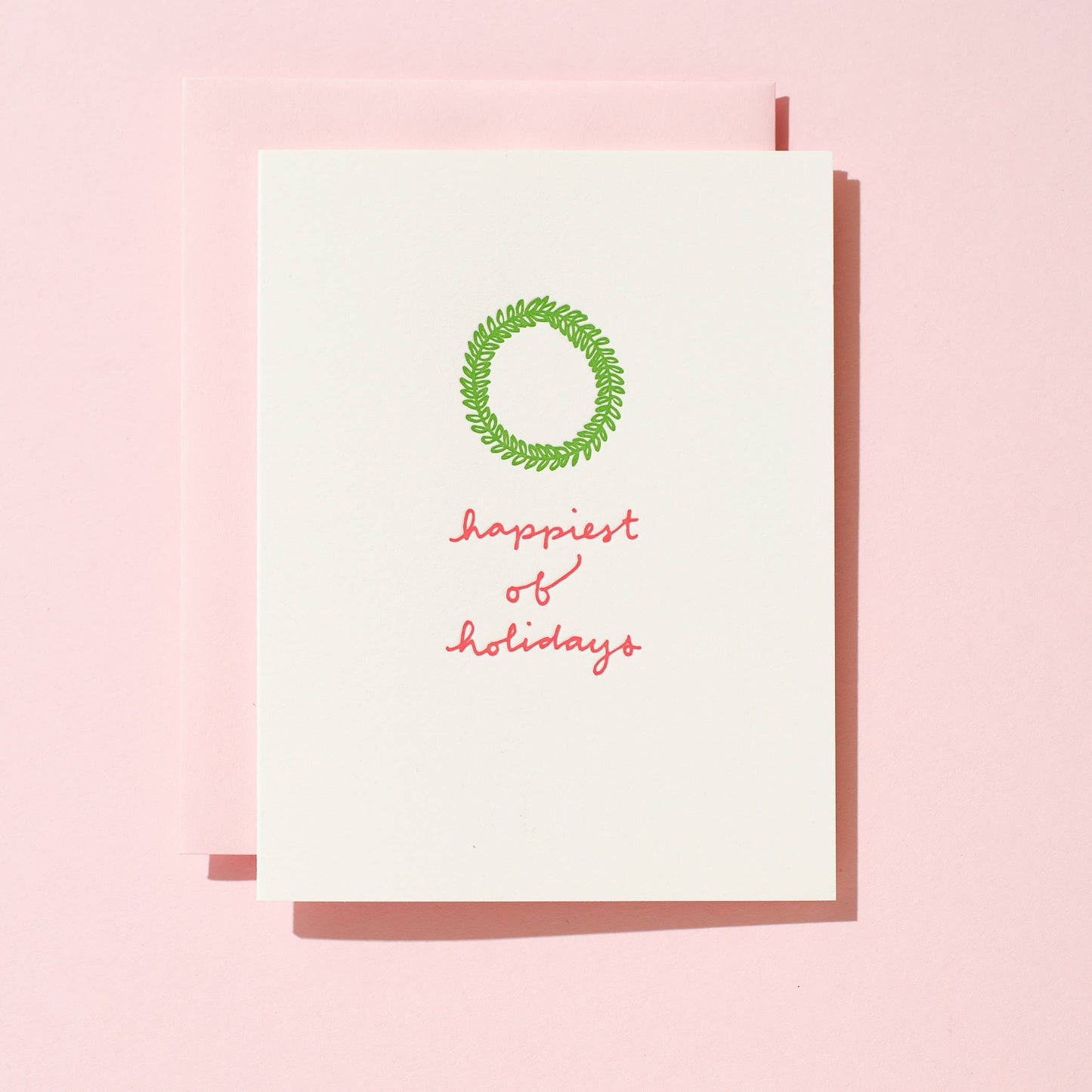 Shorthand Press - Happiest Of Holidays - Letterpress Greeting Card: Box Set