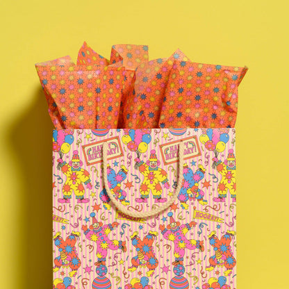 Red Cap Cards - Starburst tissue paper: 5 Sheets