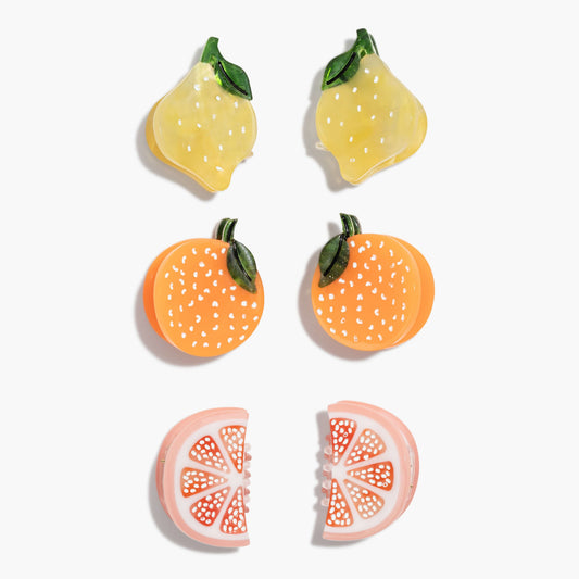 Jenny Lemons - Micro Sunshine Citrus Hair Claw Clip Set