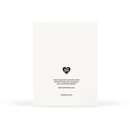 Sweet Bippy Press - Wedding Cake Foil Card
