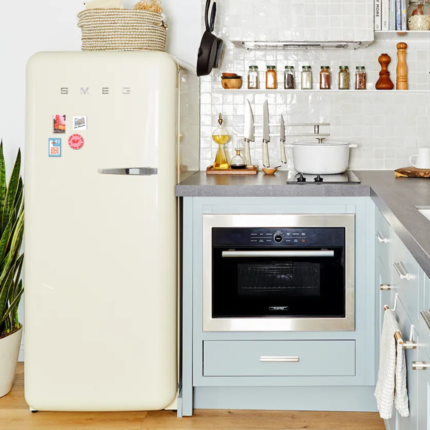 By Aleisha - Golden Gate Travel Poster Magnet