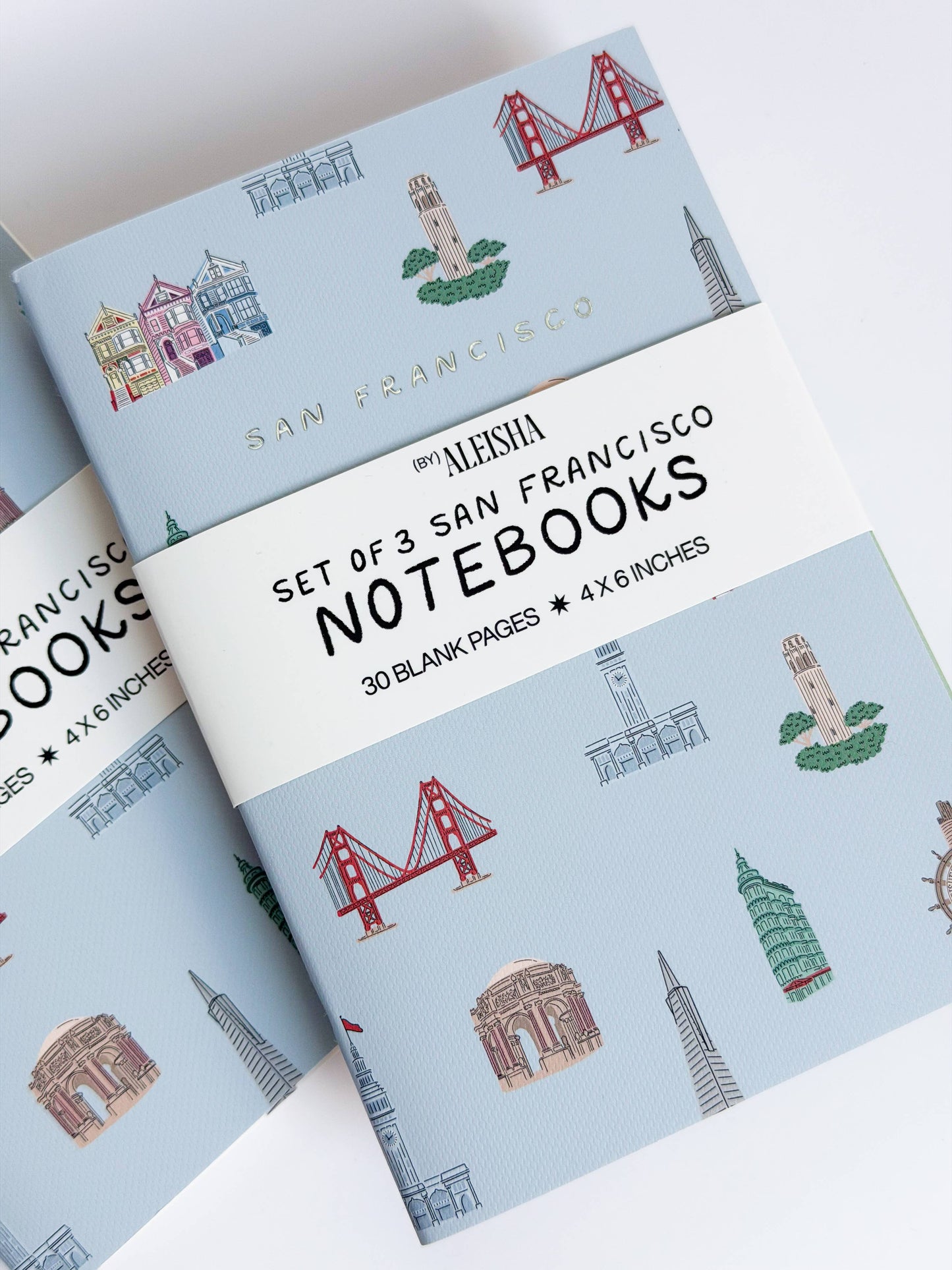 By Aleisha - San Francisco Landmark Notebooks (Set of 3)