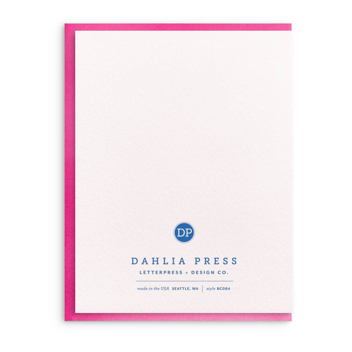 Dahlia Press - Just A Number, Letterpress Birthday Greeting Card
