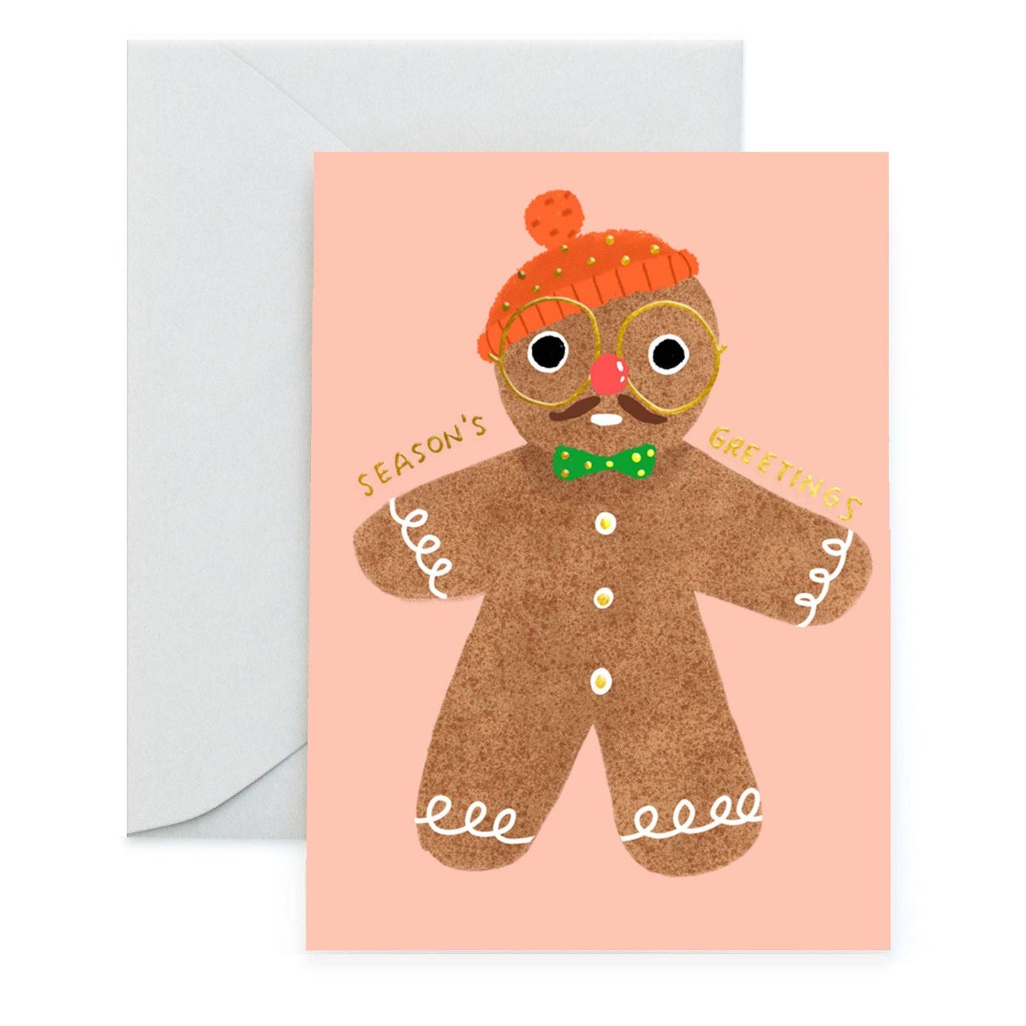 Carolyn Suzuki - GINGERBREAD GUY - Holiday Card