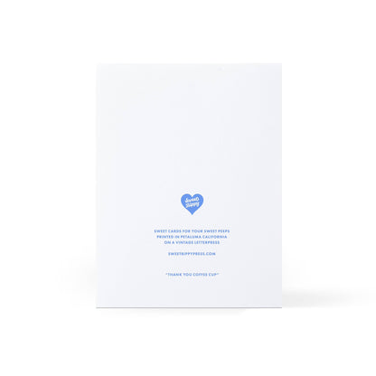Sweet Bippy Press - Thank You Coffee Cup Greeting Card