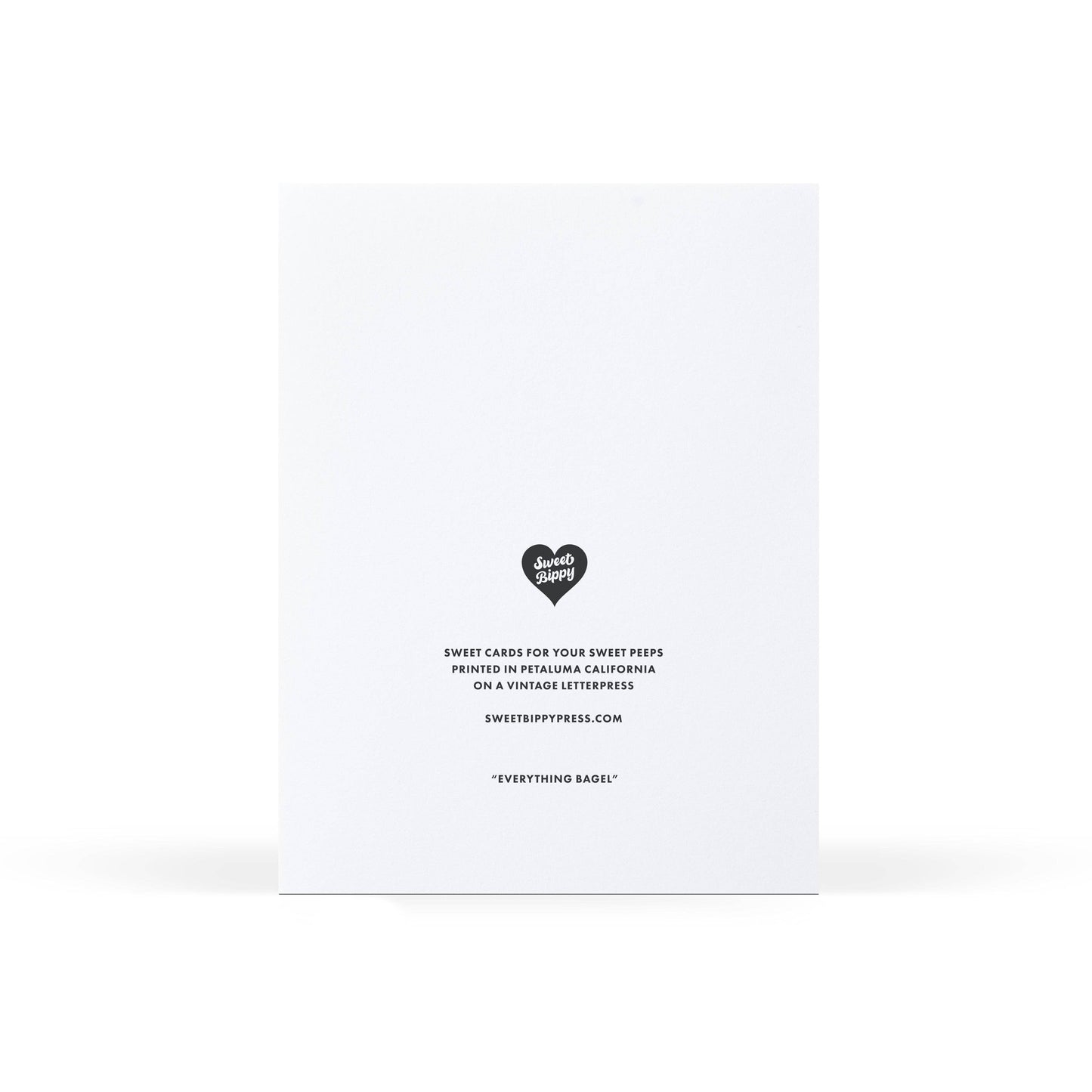 Sweet Bippy Press - Everything Bagel Card