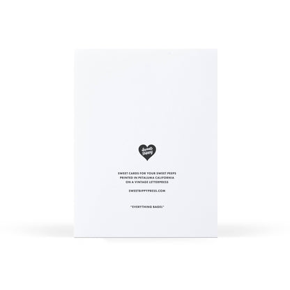 Sweet Bippy Press - Everything Bagel Card