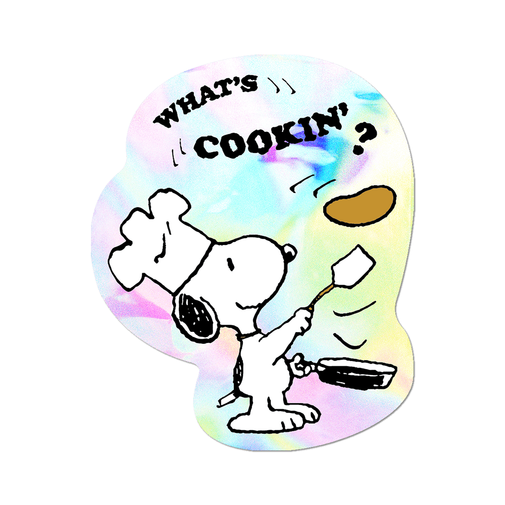 Apply Stickers - What's Cookin' by Peanuts - Die-Cut Sticker (Holidays)