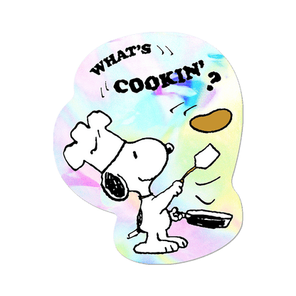 Apply Stickers - What's Cookin' by Peanuts - Die-Cut Sticker (Holidays)