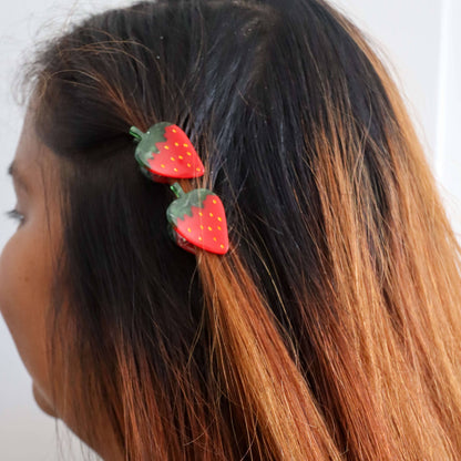 Jenny Lemons - Micro Fruit and Flowers Hair Claw Clip Set