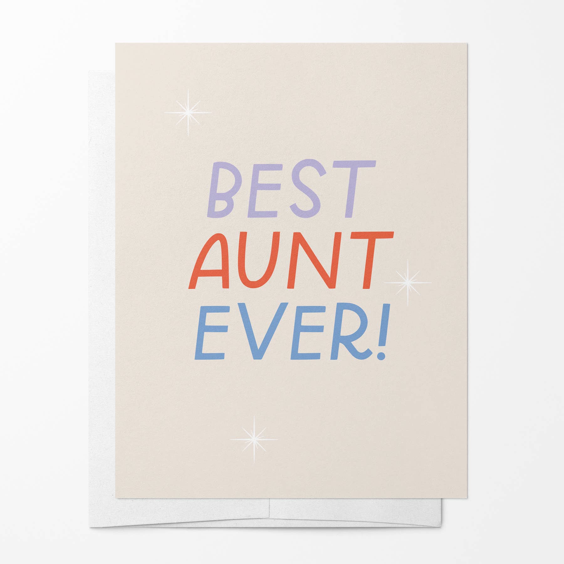 M37 Postscript Card Just Follow Your Art - Best Aunt Ever Card | Family Cards, Fun Aunt, G ...
