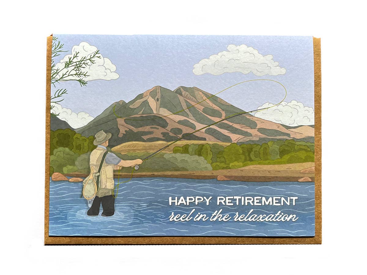 Noteworthy Paper & Press - Fishing Retirement Card