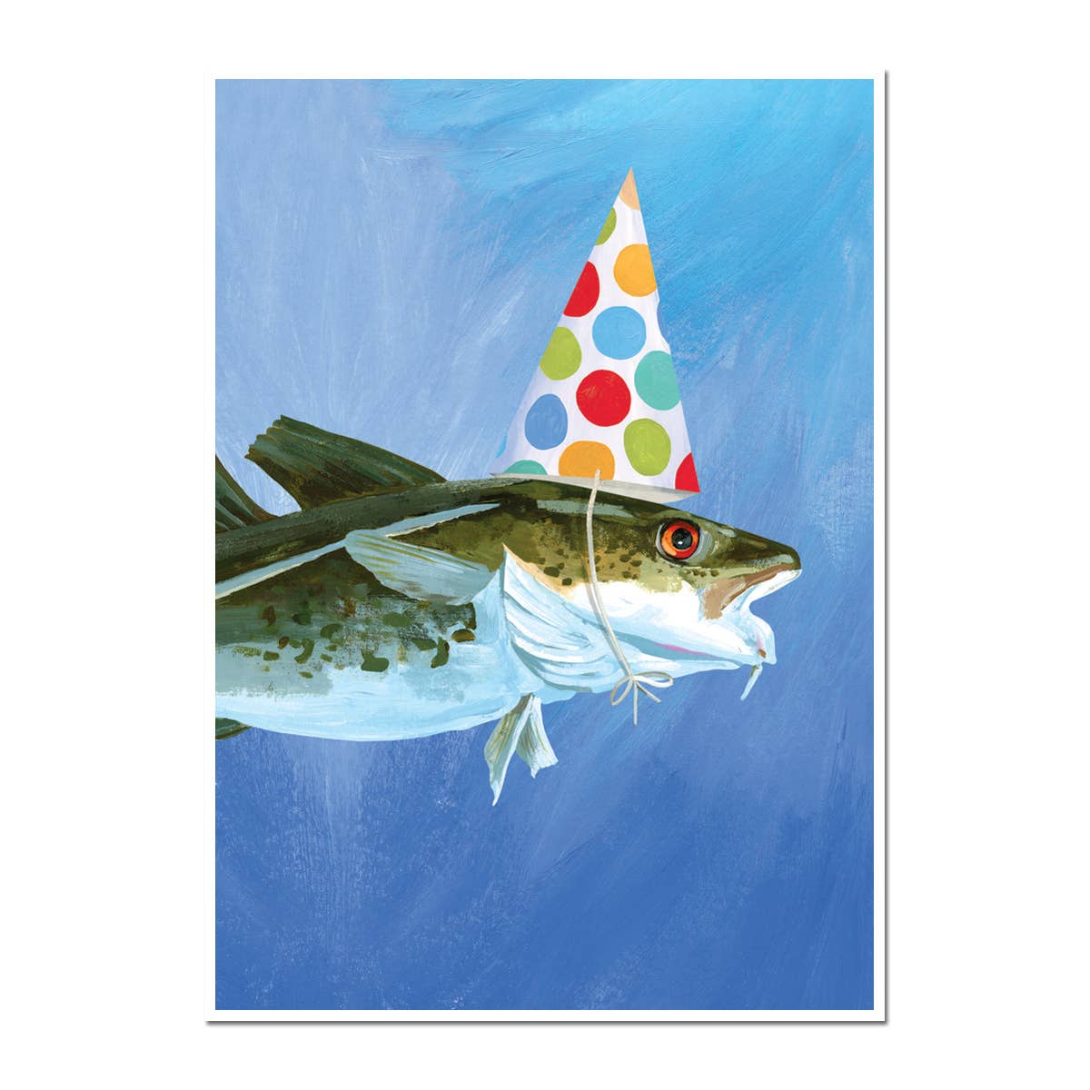 Allport Editions - Party Cod Fish Birthday Card