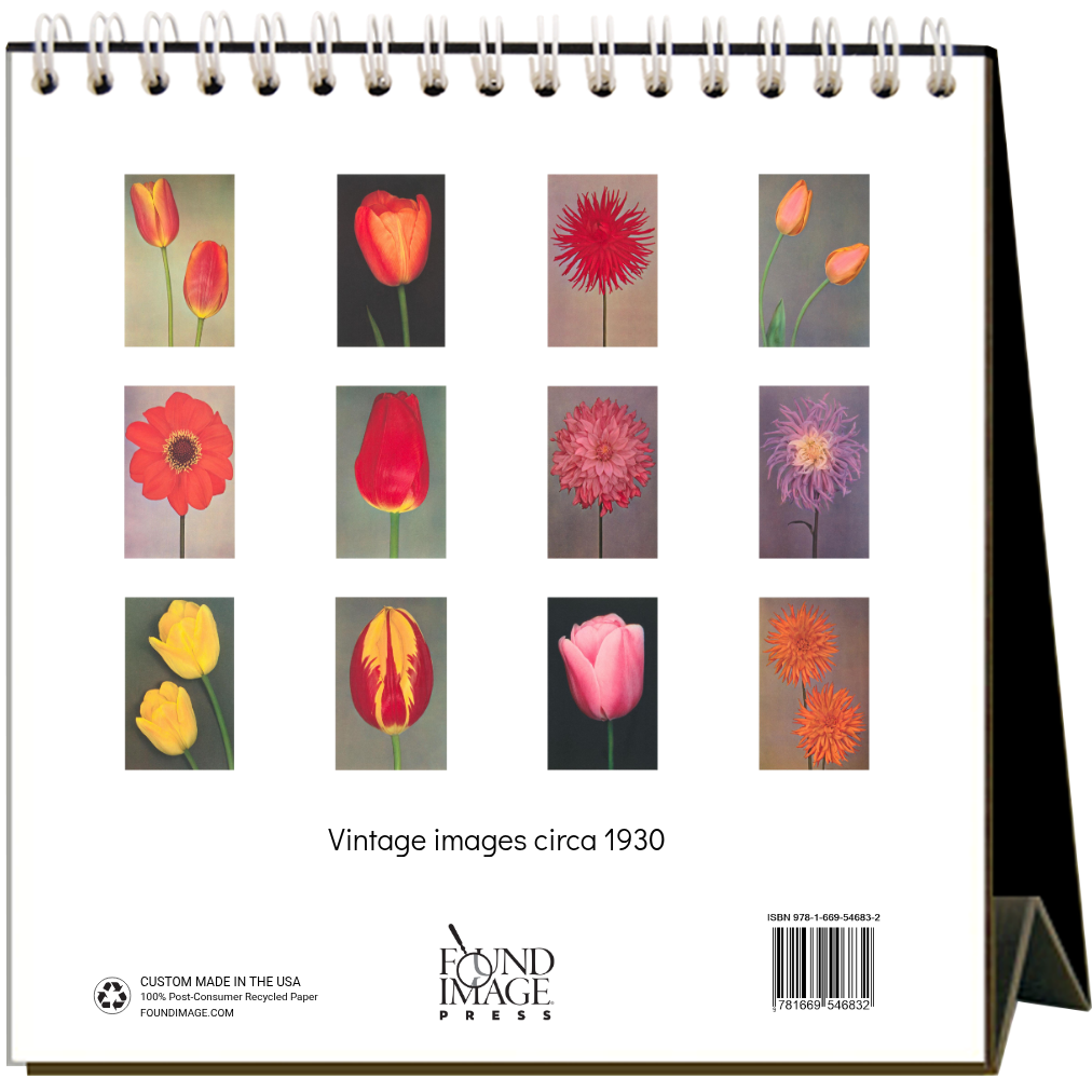 Found Image Press - Flowers 2027 Desk Calendar