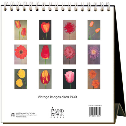 Found Image Press - Flowers 2027 Desk Calendar