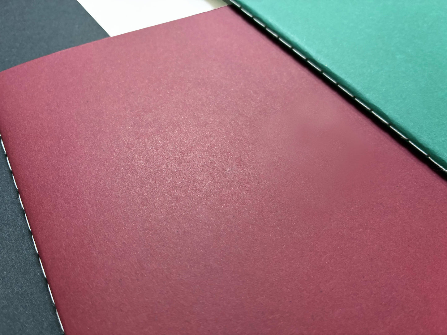 Studio Portmanteau - B5 Large Saddle Stitch  Blank Notebooks: Kraft